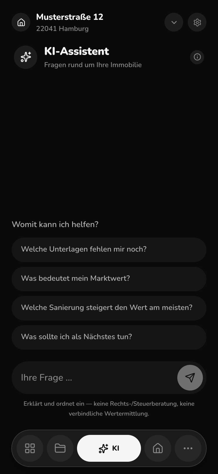 KI-Immobilienberater im Chat